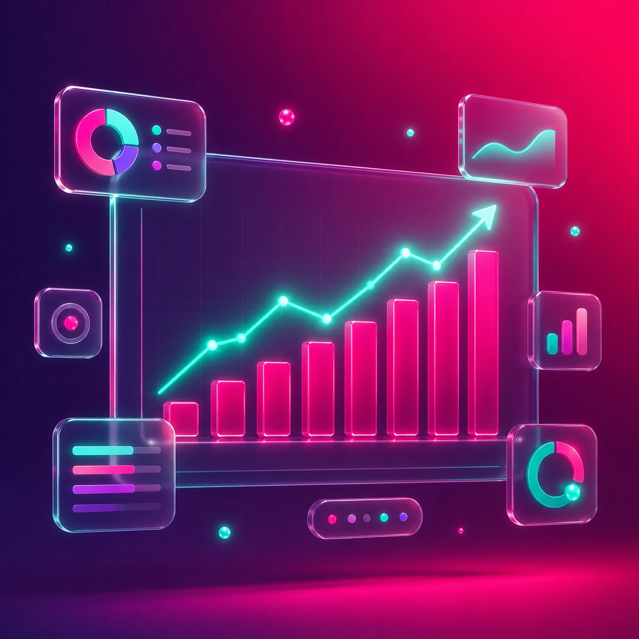 Dashboard analítico con métricas